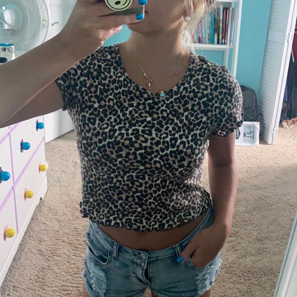 Cheetah Print Top
